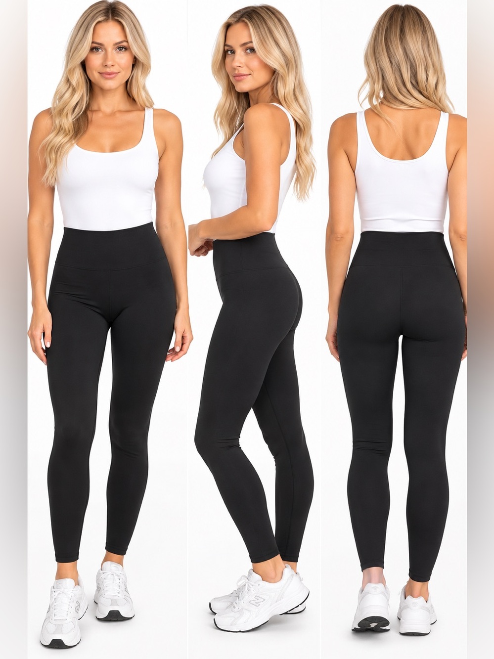 SPANX Black High-Waist Sculpting Leggings
